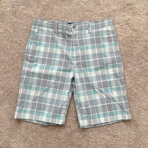PGA TOUR lightweight summer shorts light blue and gray size small/medium